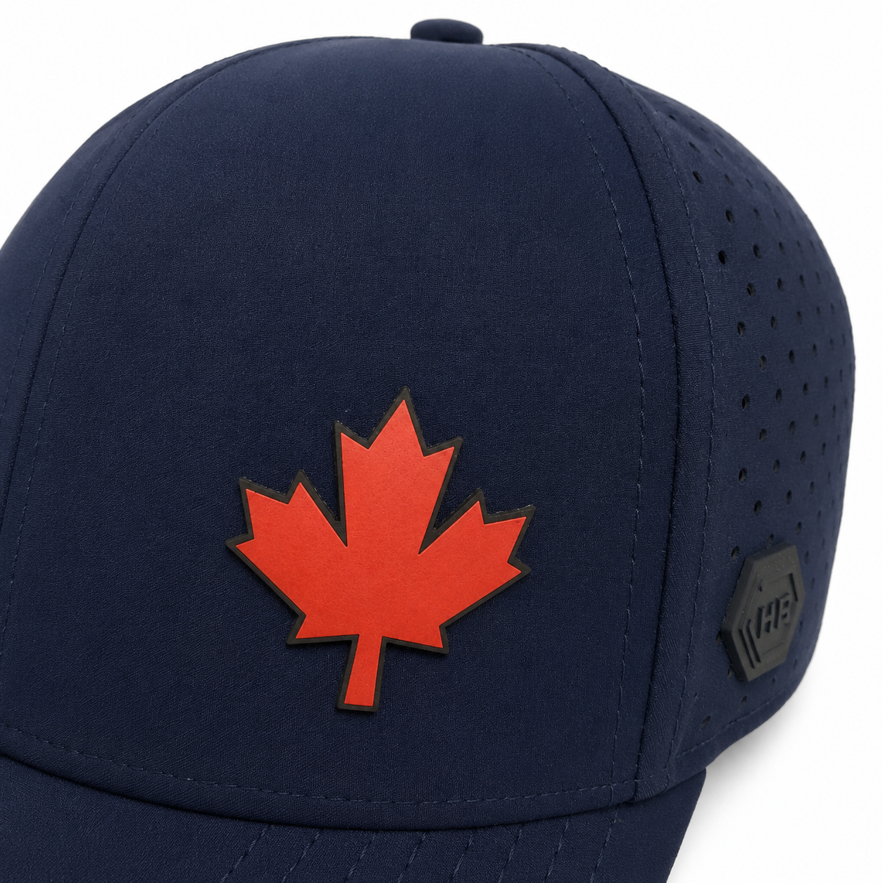 LIMITED EDITION The Lo-Pro Navy - Red Leather Patch